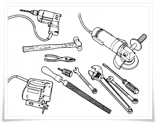 เครื่องมือที่อาศัยกำลังจากผู้ใช้งาน (Hand tool)