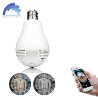 CCTV 1080P Panoramic 360 Degree Wireless BULB Wifi IP Camera