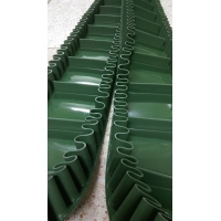 สายพาน PVC สีเขียว หนา 3 MM. ติด Sidewall