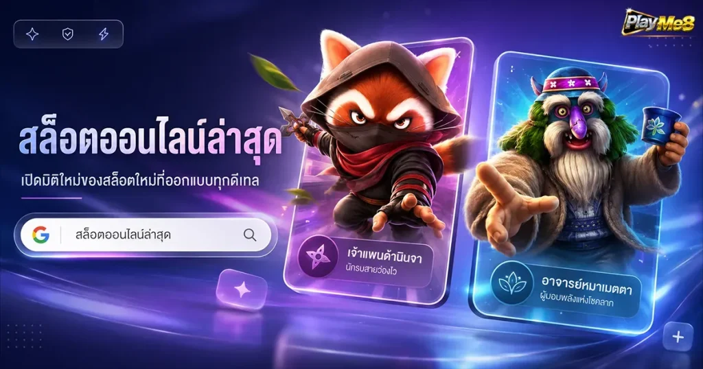 สล็อตออนไลน์ล่าสุด เปิดมิติใหม่ของสล็อตใหม่ที่ออกแบบทุกดีเทล
