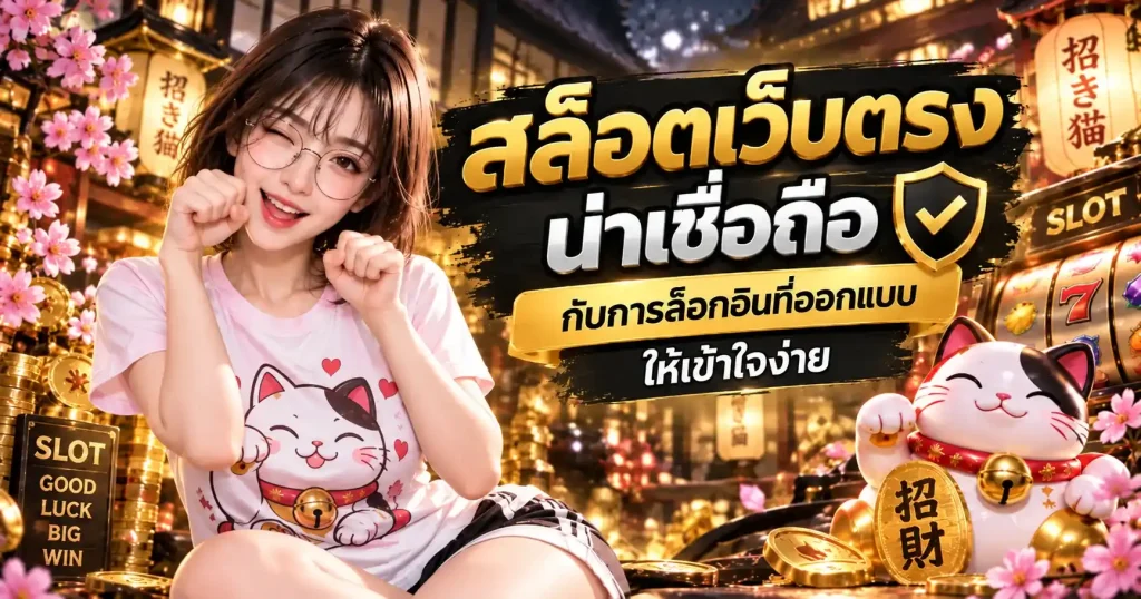 สล็อตเว็บตรงน่าเชื่อถือ กับการล็อกอินที่ออกแบบ ให้เข้าใจง่าย