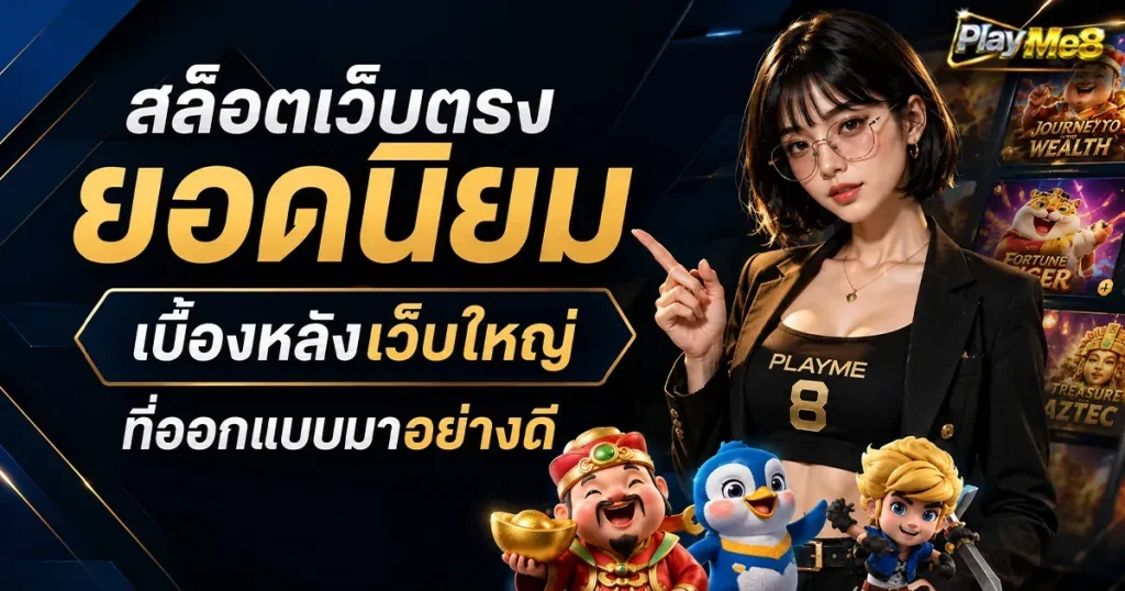 สล็อตเว็บตรงยอดนิยม เบื้องหลังเว็บใหญ่ที่ออกแบบมาอย่างดี