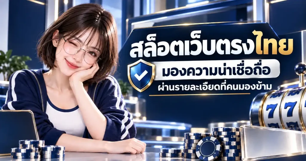 สล็อตเว็บตรงไทย มองความน่าเชื่อถือผ่านรายละเอียดที่คนมองข้าม