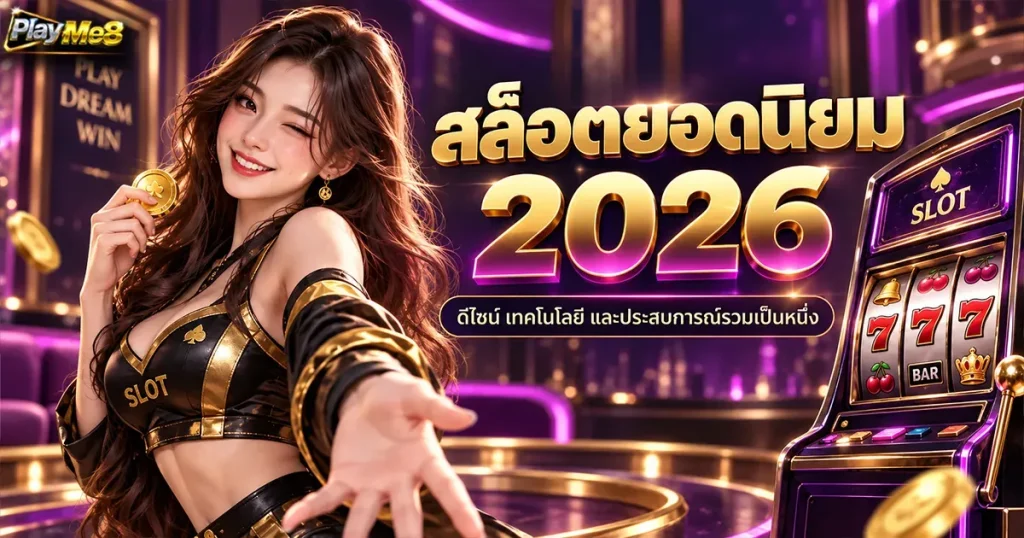 สล็อตยอดนิยม 2026 ดีไซน์ เทคโนโลยี และประสบการณ์รวมเป็นหนึ่ง